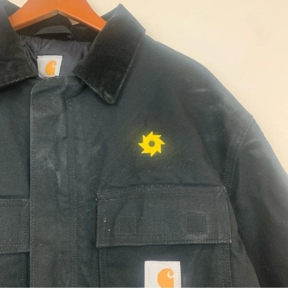 Carhartt Black Canvas Arctic Men's Size L Workwear‎ Chore Jacket